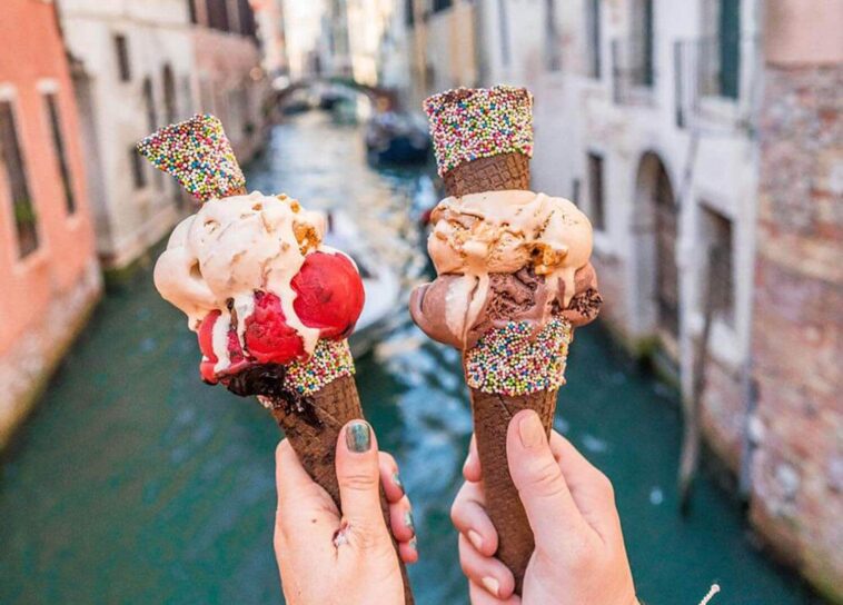 What is in Italian gelato?