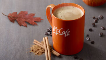 What is in McDonalds pumpkin iced coffee?