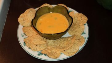 What is in Tostitos cheese dip?