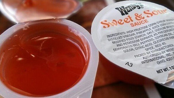 What is in Wendy's sweet and sour sauce?