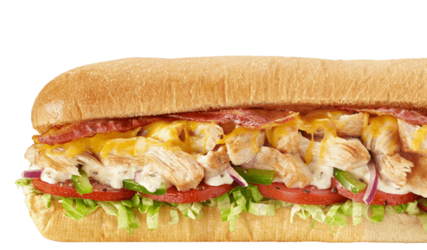 What is in a Chicken Bacon Ranch Subway?