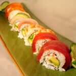 What is in a rainbow roll?