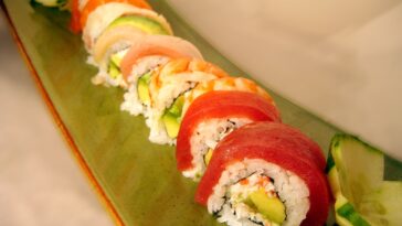 What is in a rainbow roll?