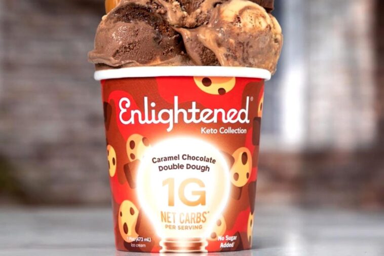 What is in an enlightened ice cream keto?