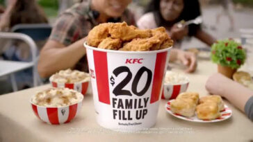 What is in the $20 fill up at KFC?