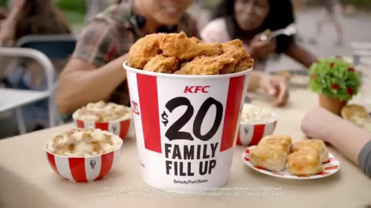 What is in the $20 fill up at KFC?