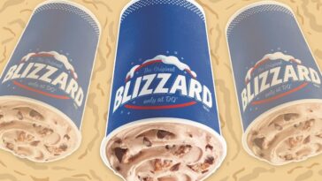 What is in the Snickers Blizzard?