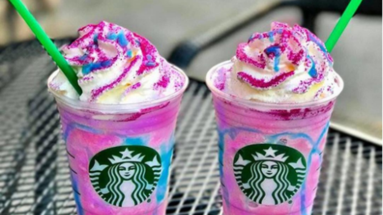 What is in the Unicorn frappuccino?