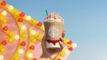 What is in the funnel cake frappuccino 2021?