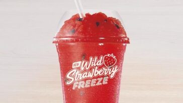 What is in the wild strawberry freeze?