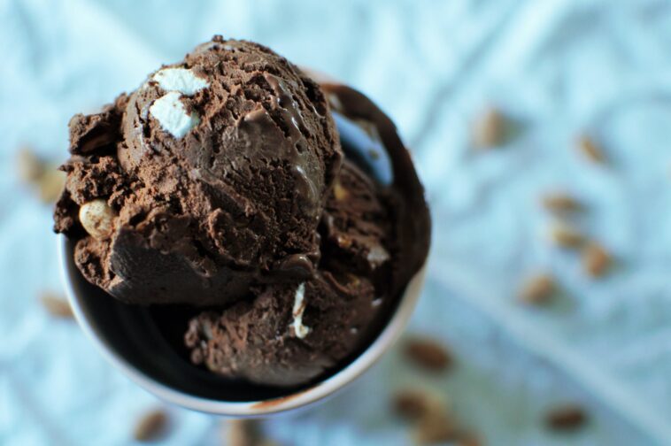 What is inside Rocky Road ice cream?