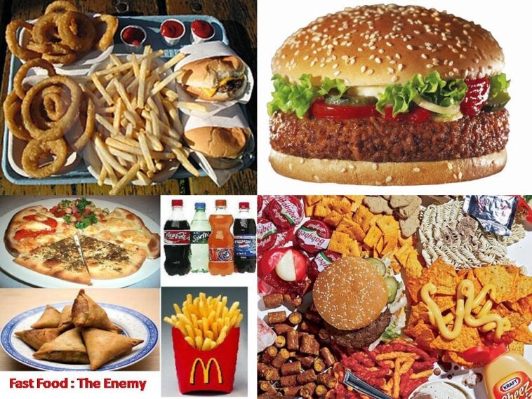 What is junk food examples?