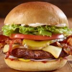 What is on the big bacon cheddar burger?