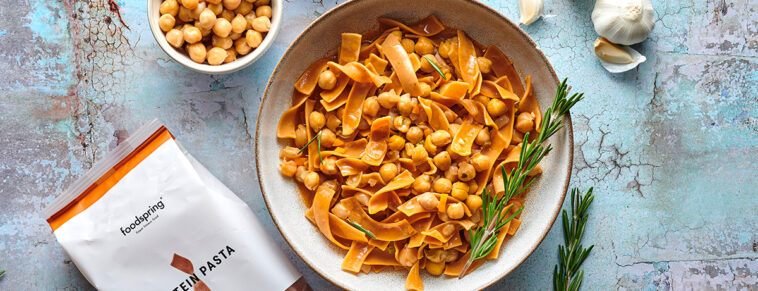 What is protein pasta made from?