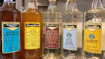 What is syrup at Starbucks?