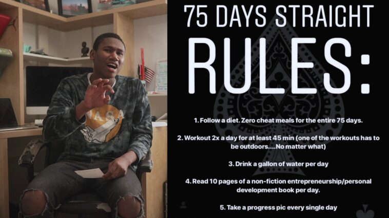 What is the 75 hard day challenge?