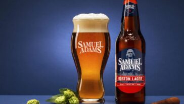 What is the alcohol content of Sam Adams Boston Lager?