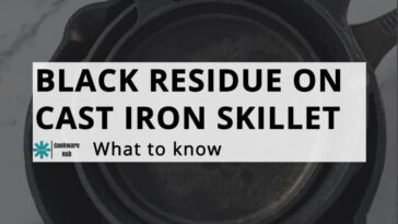 What is the black residue on aluminum?