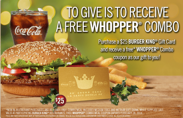What is the code for free Whopper?