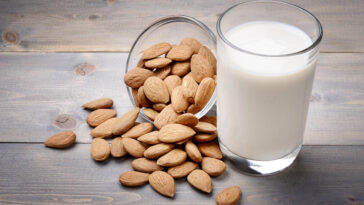 What is the cost of almond milk?