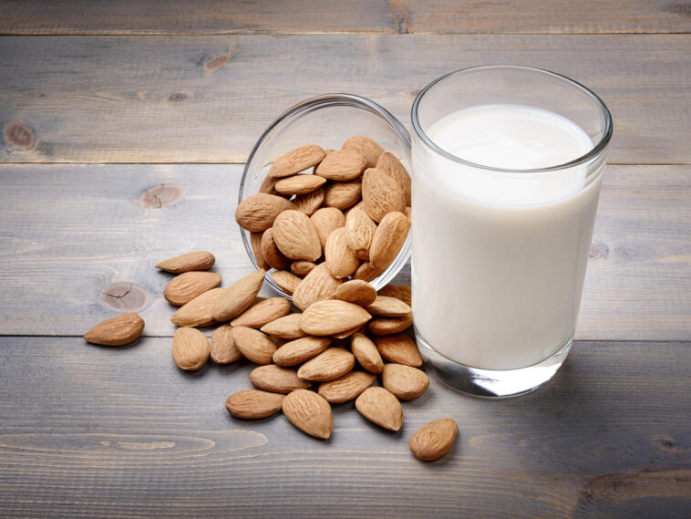 What is the cost of almond milk?