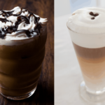 What is the difference between a frappuccino and a cream frappuccino?