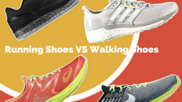What is the difference between running shoes and walking shoes?