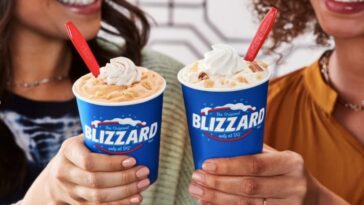 What is the healthiest Blizzard from Dairy Queen?