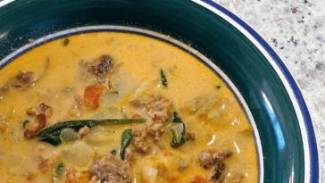 What is the healthiest soup at Olive Garden?