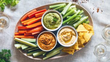 What is the healthiest vegetable dip?