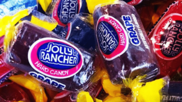 What is the least favorite Jolly Rancher flavor?