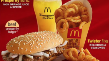 What is the least ordered item at McDonald's?