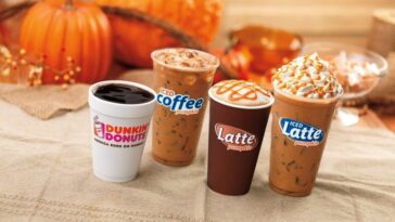 What is the lowest calorie coffee at Dunkin Donuts?