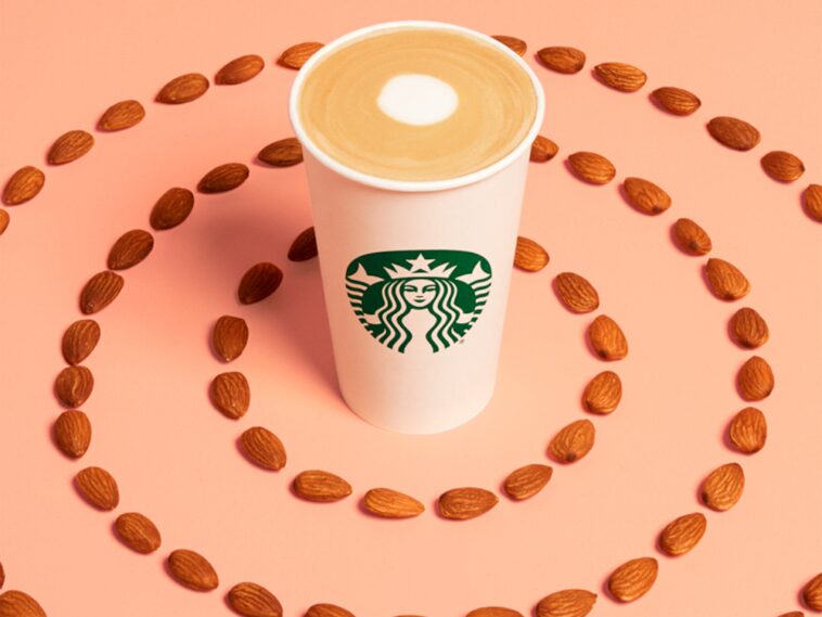 What is the lowest calorie milk at Starbucks?