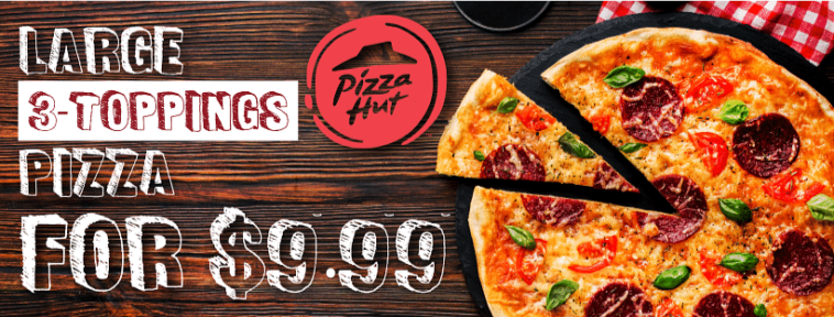 What is the minimum order for Pizza Hut delivery UK?