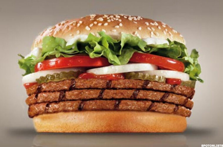 What is the most unhealthy food at Burger King?