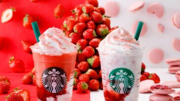 What is the new strawberry drink at Starbucks?