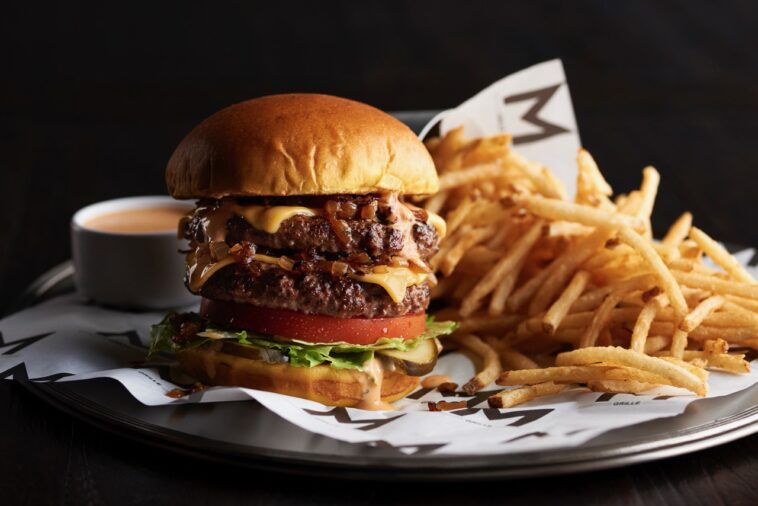 What is the secret to juicy hamburgers?