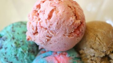 What is the volume of an ice cream scoop?