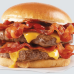 What is the white stuff on Wendy's breakfast sandwich?