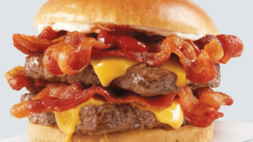 What is the white stuff on Wendy's breakfast sandwich?