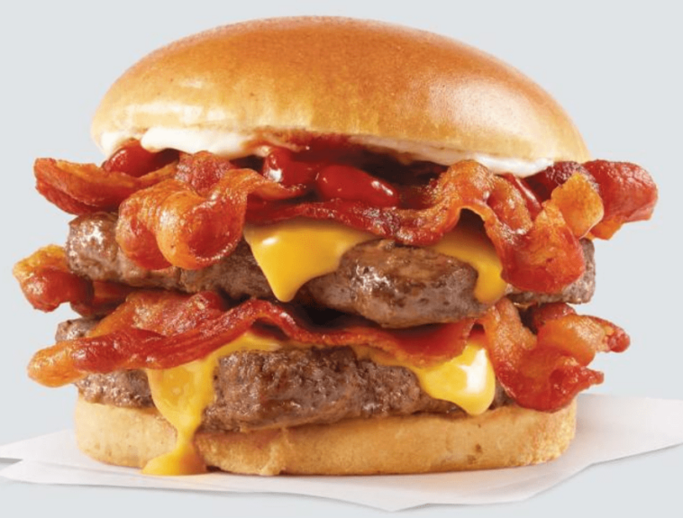 What is the white stuff on Wendy's breakfast sandwich?