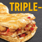 What is triple decker pizza?