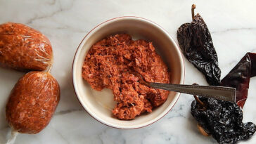 What is turkey chorizo made of?