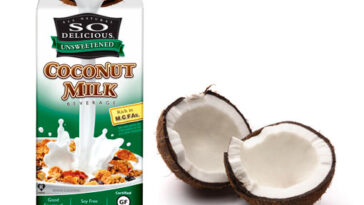 What is unsweetened coconut milk?