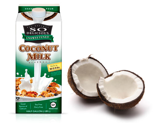 What is unsweetened coconut milk?