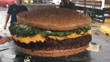 What is world's biggest burger?