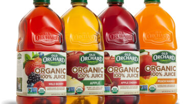 What juices are 100 percent fruit juice?