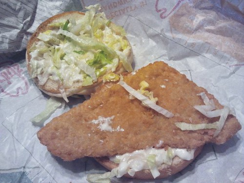 What kind of fish does Arby's use in their fish sandwich?