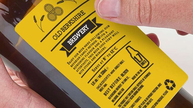 What must food labels include?